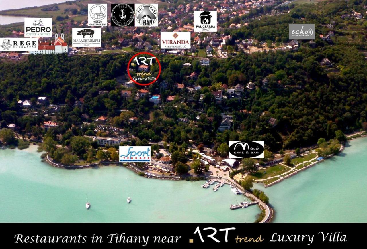 Arttrend Luxury Villa Tihany Bagian luar foto